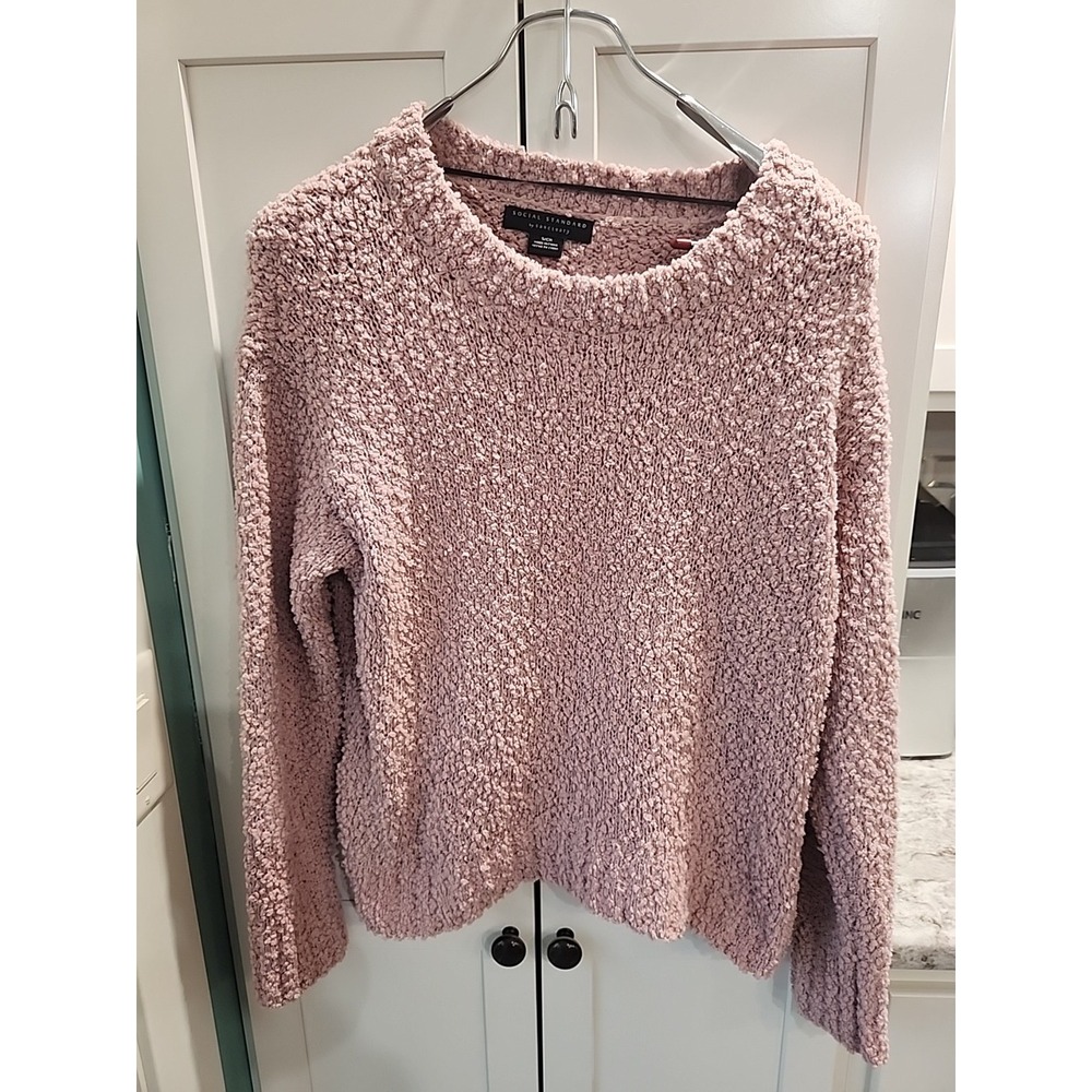 Social Standard By Sanctuary Women's Size Small‎ Long Sleeve Sweater Mauve